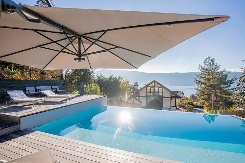 VEYRIER centre - Pool and View, Apt contemporain