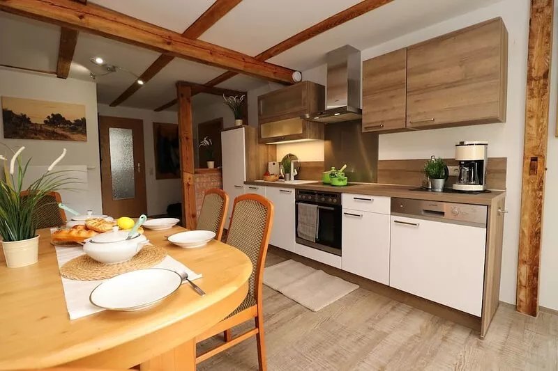 Spacious vacation apartment with a view of the Bodden