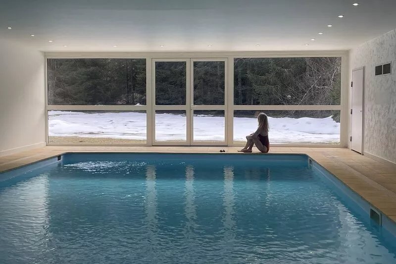 Covered pool app ⚠️périodes/heated/garden/100m telecab/200m