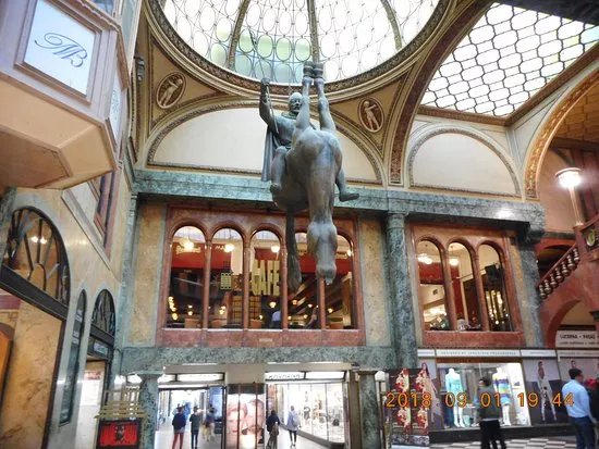 Upside-Down Statue of King Wenceslas Riding a Dead Horse