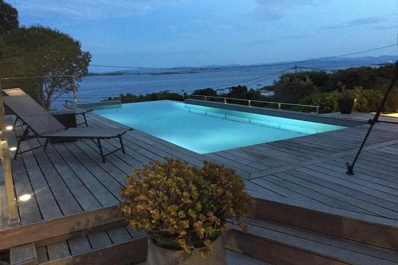 VILLA 6 PEOPLE sea view on islands lavezzi with private pool
