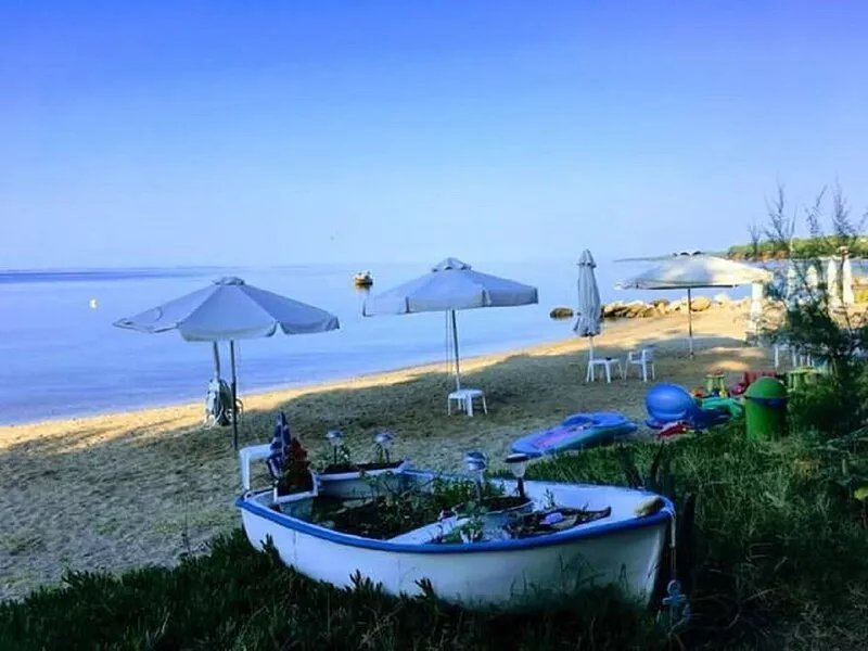 Apartment "Santa Barbara" for 4 people directly on the beach of Nikiti