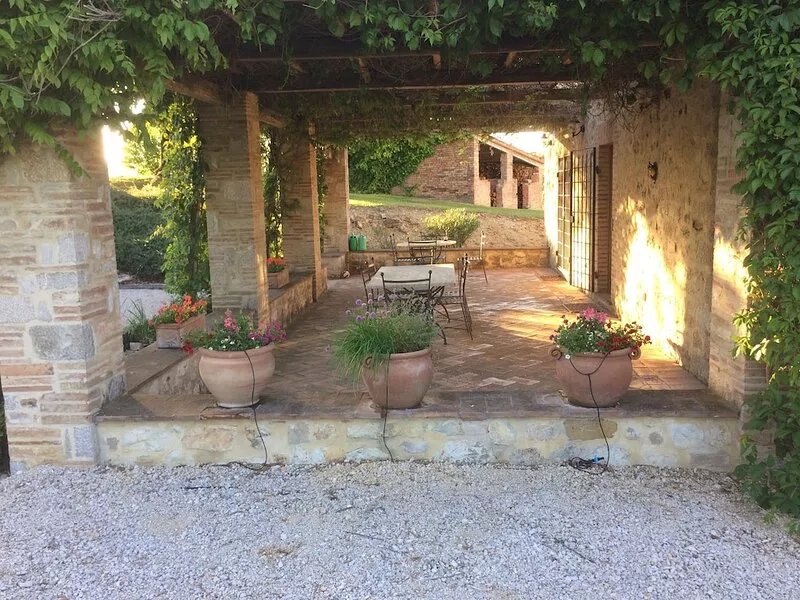 Restored Umbrian Stone Farmhouse with Pool and Panoramic Views