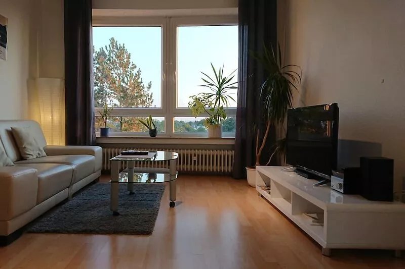 Bright apartment with panoramic views over Hannover and southloggia