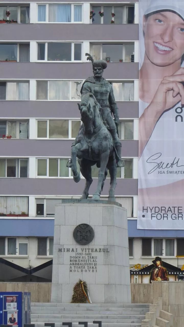 The Equestrian Statue Of Mihai Viteazu