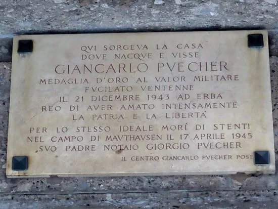 Targa Commemorativa di Giancarlo e Giorgio Puecher