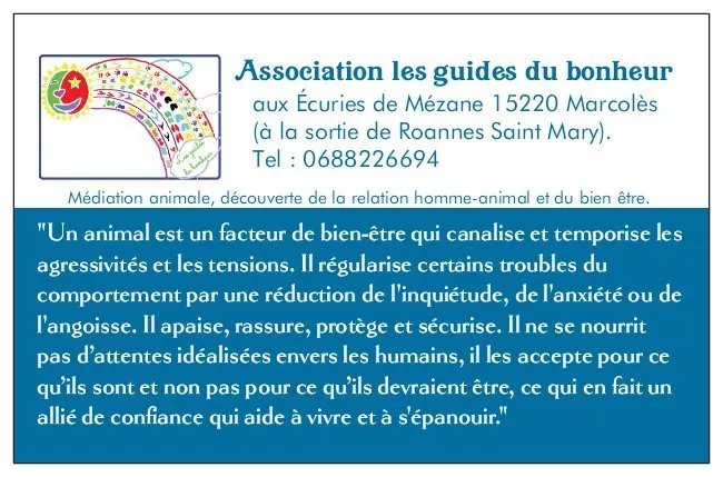 Association Les guides du bonheur, l'Arche du bonheur