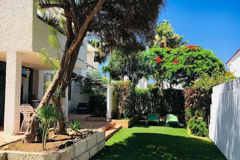 Holiday home with private garden and terrace near the beach
