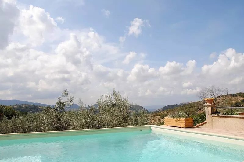 Panoramic country house with pool in the Sabine hills near Rome orvieto todi
