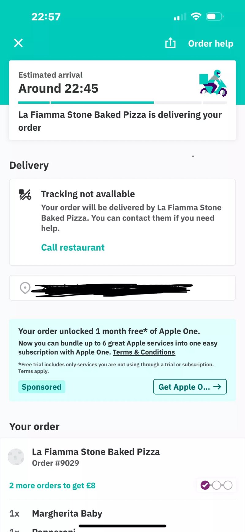 La Fiamma Stone Baked Pizza