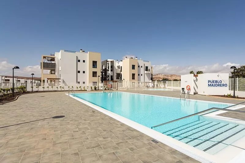 Apartamento con Terraza y piscina Pueblo Majorero