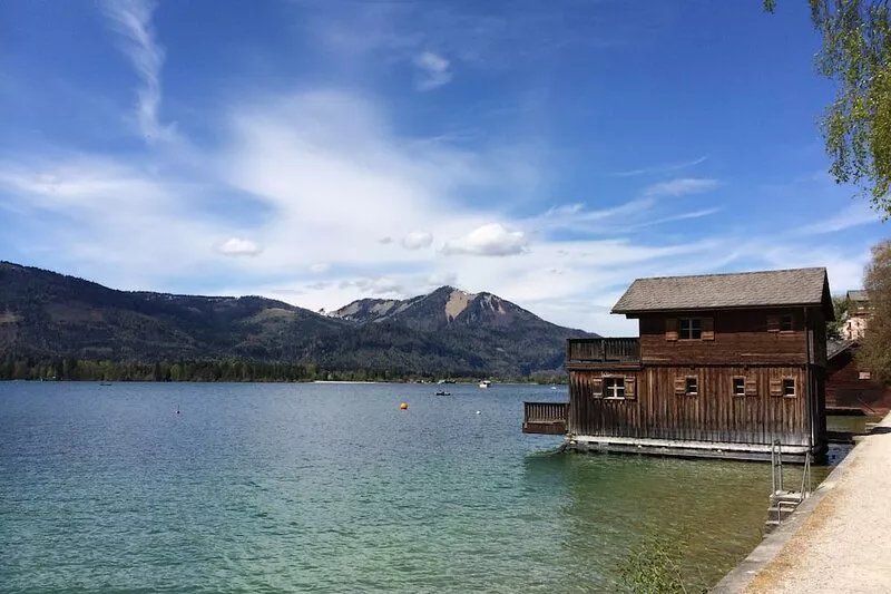 Cabin with great location and view of the Bischofsmütze Mountain