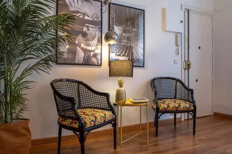 A family-friendly, decorated, fully equipped flat, steps from Gran Via & Callao