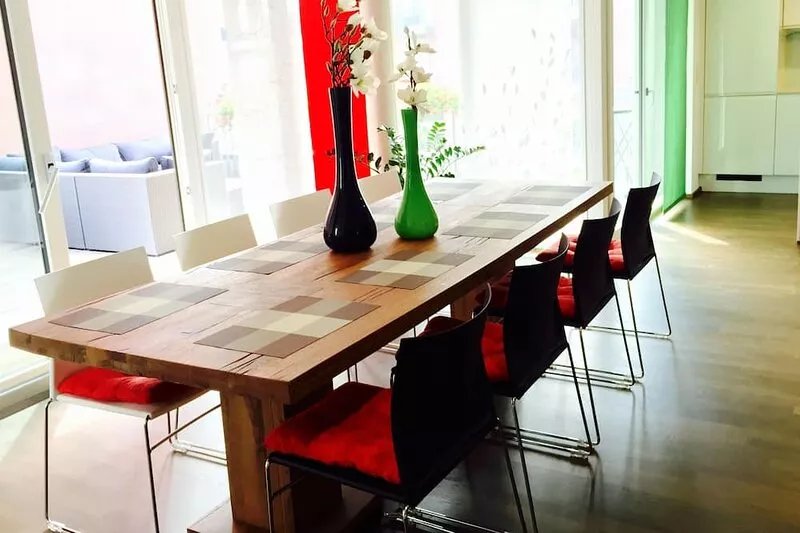 Fantastic apartment overlooking the Rhine 163m², 5 BR., Large terrace