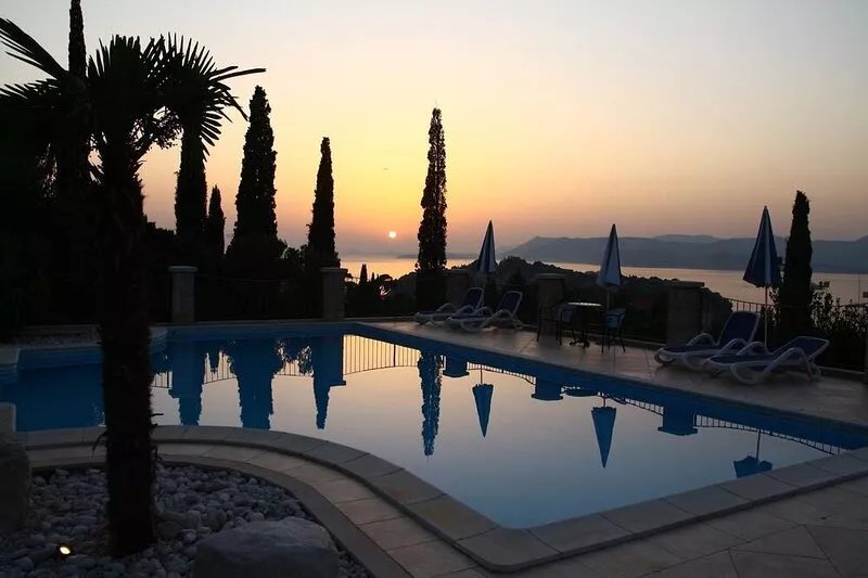 Villa Alegria Cavtat - Studio Apartment with Patio and Garden View