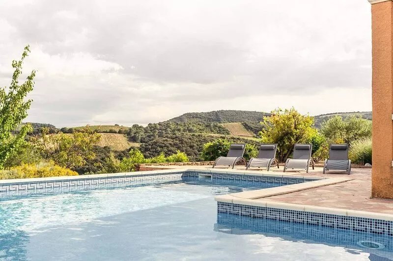 Beautiful villa with private pool in Roquebrun