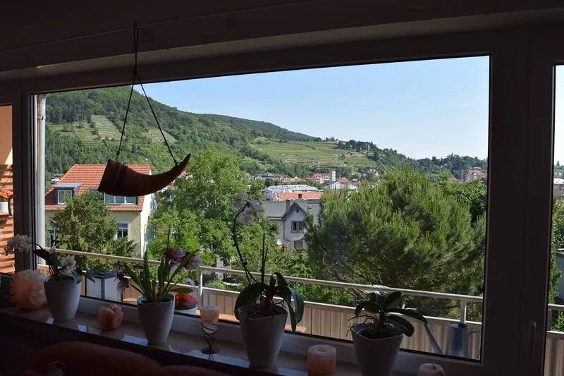 2-storey apartment with a fantastic view for couples, small groups and musicians
