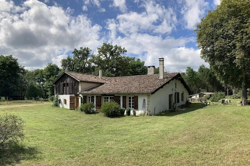 Authentic Bazadaise Farm, tastefully restored in the heart of the Landes forest.