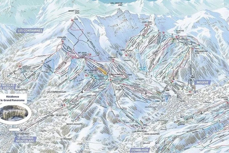Duplex - St Gervais - situated steps from the Bettex Gondola Station