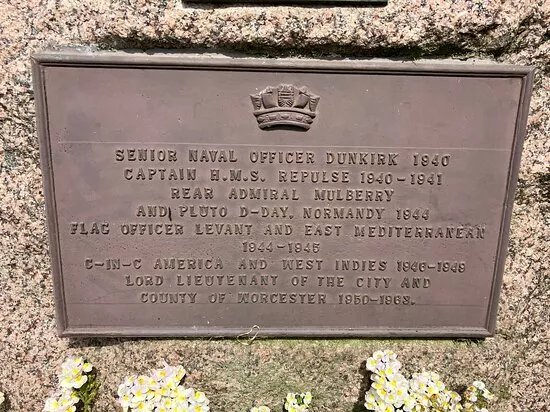 Memorial to Admiral Sir William Tennant