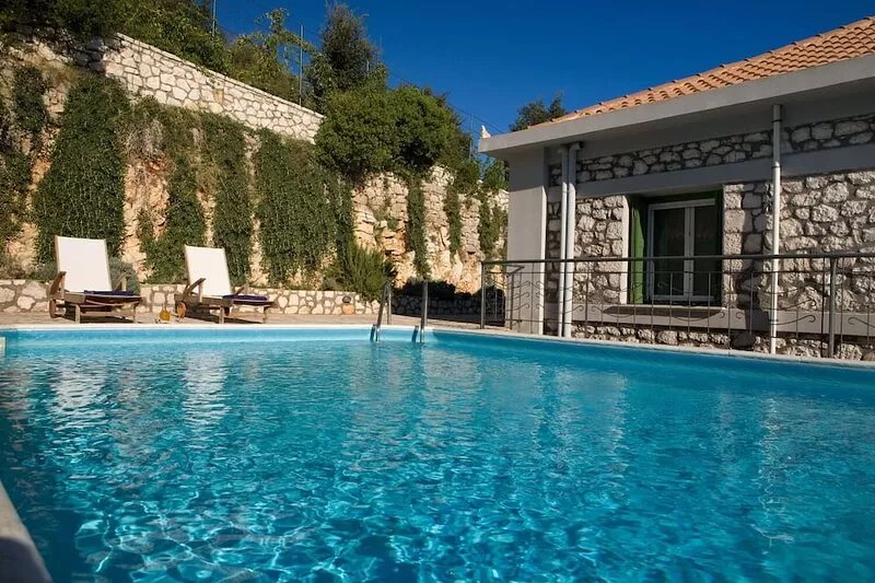 Traditional Stone Villa In The Picturesque Village Of Vathi
