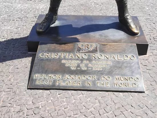 Estatua Cristiano Ronaldo