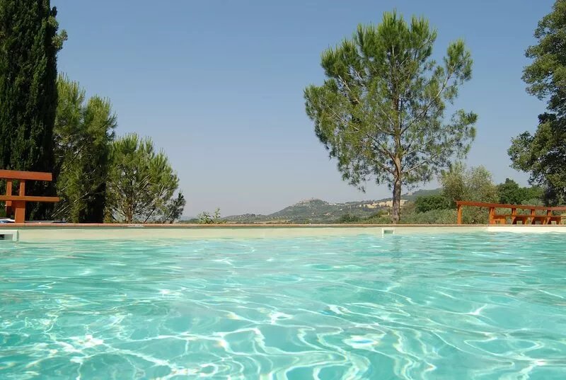Vacation studio in historic organic farm, with swimming pool