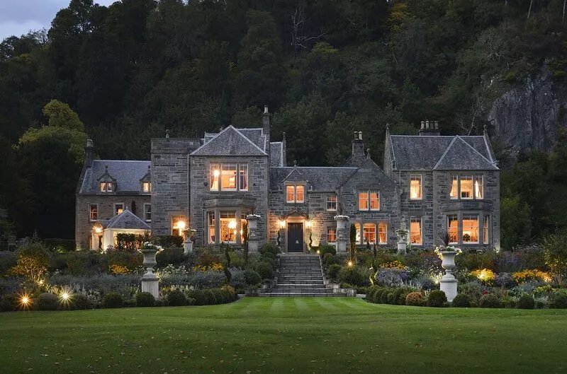 Magnificent Scottish Country House near Dunkeld, Perthshire.