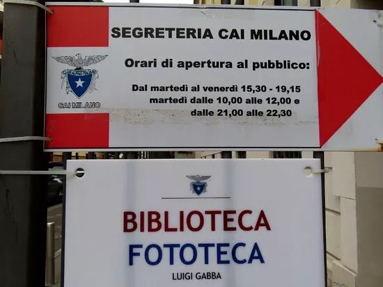 Biblioteca della Montagna Luigi Gabba