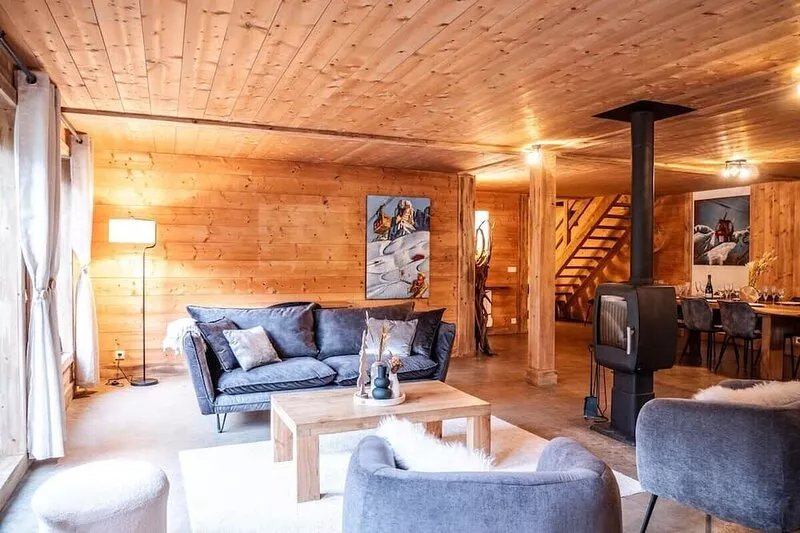 Demi-Chalet en plein coeur de Chamonix - Gabi