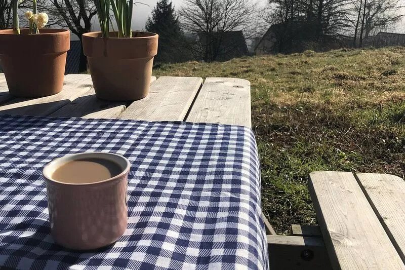 Cozy vacation home with a beautiful view of the Weserbergland