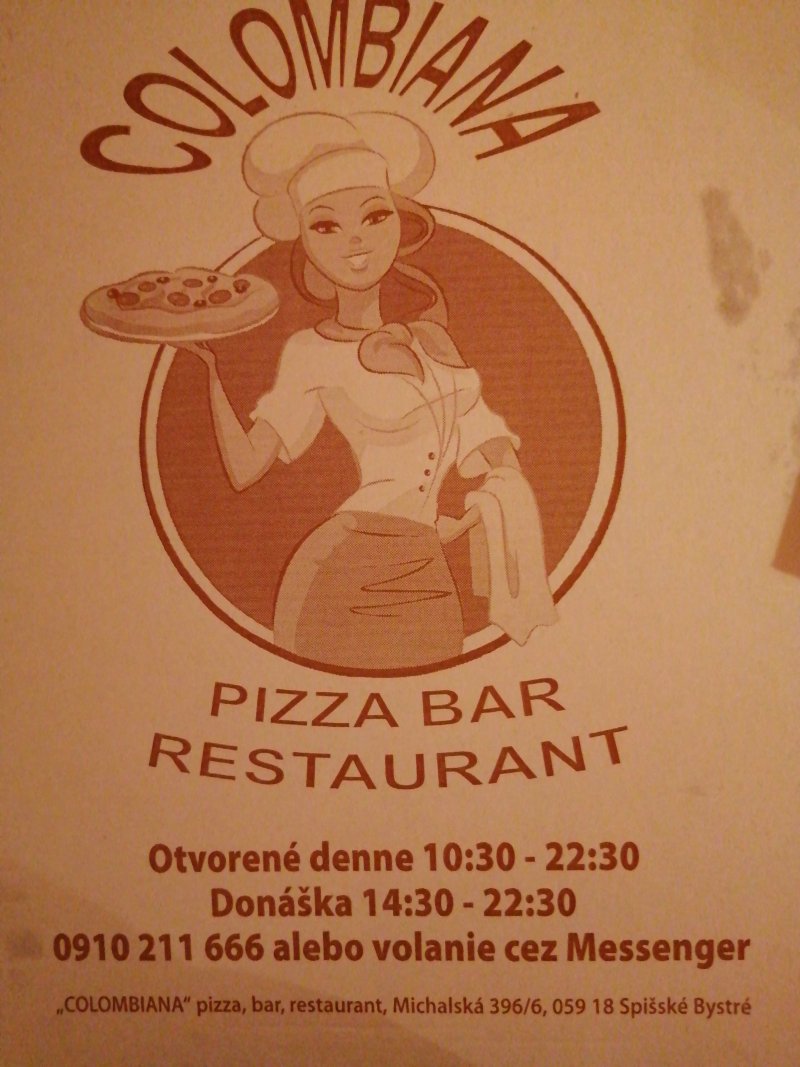 Colombiana - bar, pizza, restaurant