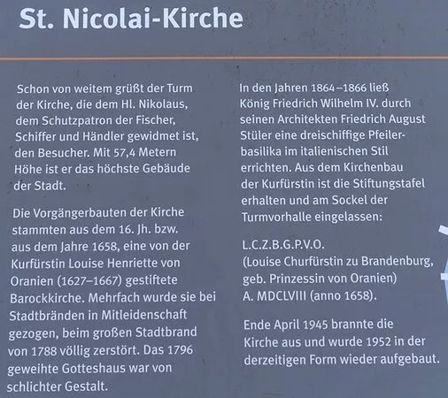 St. Nicolai Kirche Oranienburg