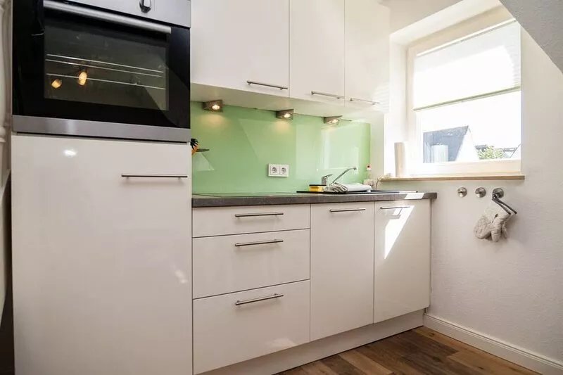Apartment on 2 levels with a small roof terrace.