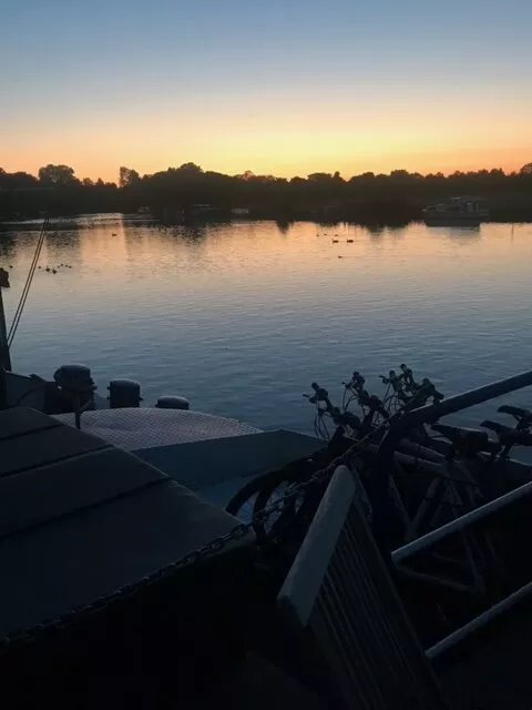 Magna Carta Barge On Thames River
