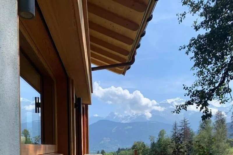 Chalet Combloux/Megève 10-12p with panoramic Mont Blanc view - Sauna