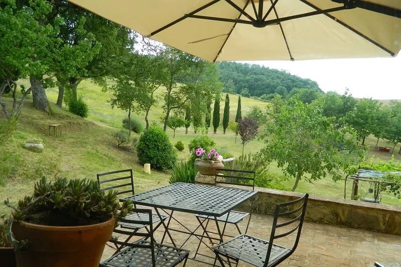 Casa Letizia nel parco della Val d'Orcia vicino a Terme e M. Amiata