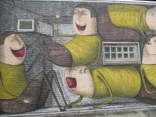 "Kraken gaat door" mural