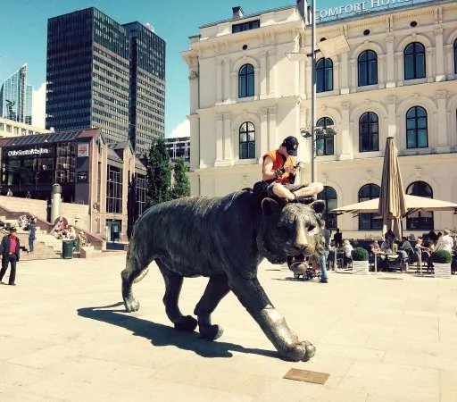 Tiger Sculpture