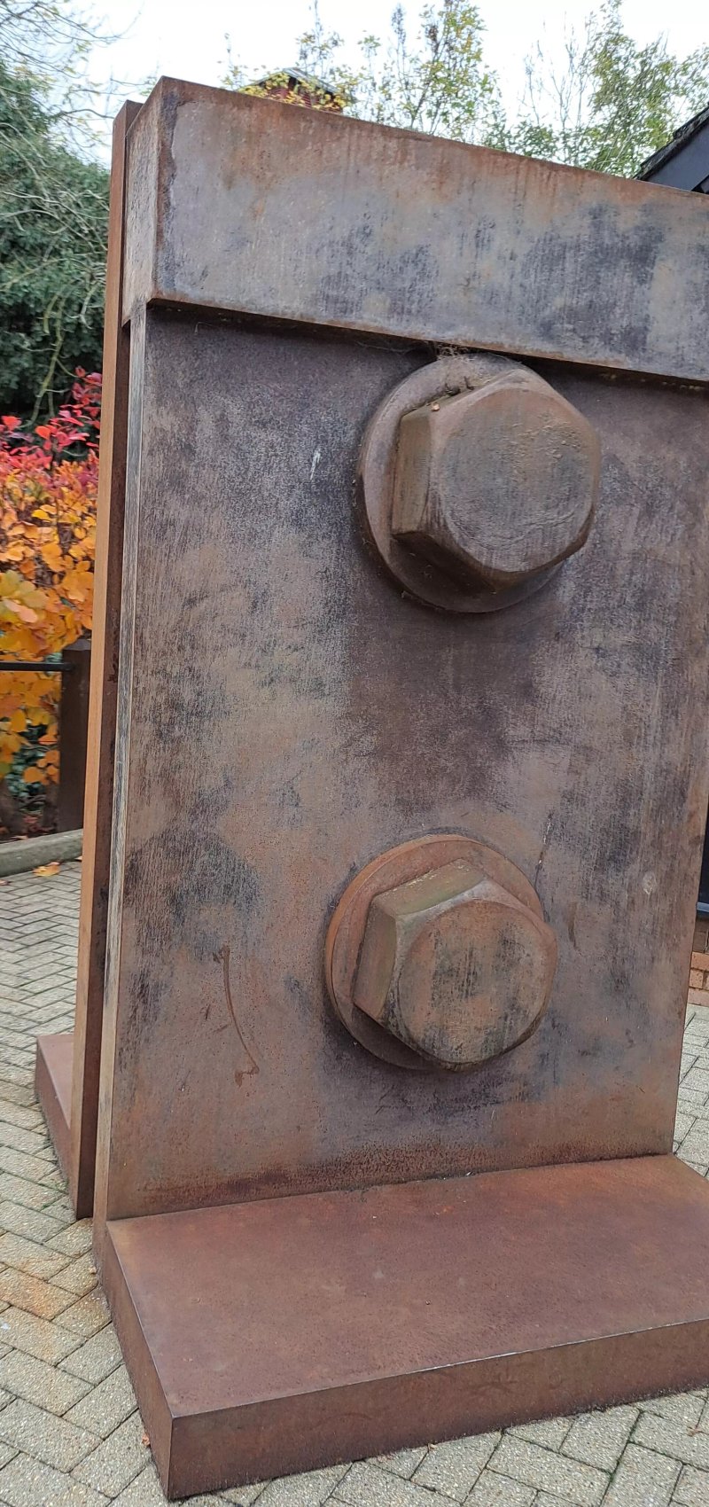 Metal Bolt Sculpture
