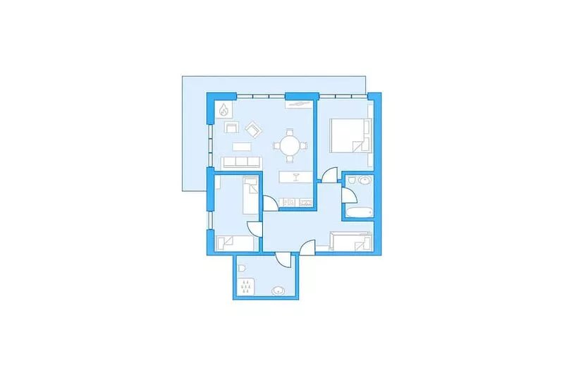 Apartment Les Bouillets  in Veysonnaz, Valais - 6 persons, 2 bedrooms