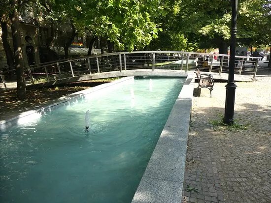 Fountain in Hviezdoslavovo namesti