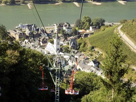 Niederwald Chairlift Assmannshausen on the Rhine