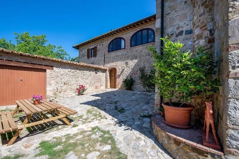 Agriturismo IL PODERUCCIO with breathtaking views of the Val d'Orcia