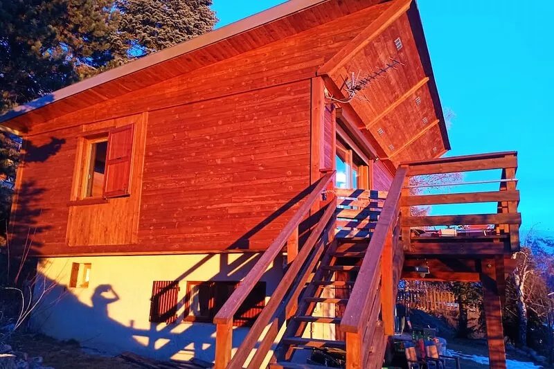 Chalet 10 pers. wonderful view, south facing, Merlette