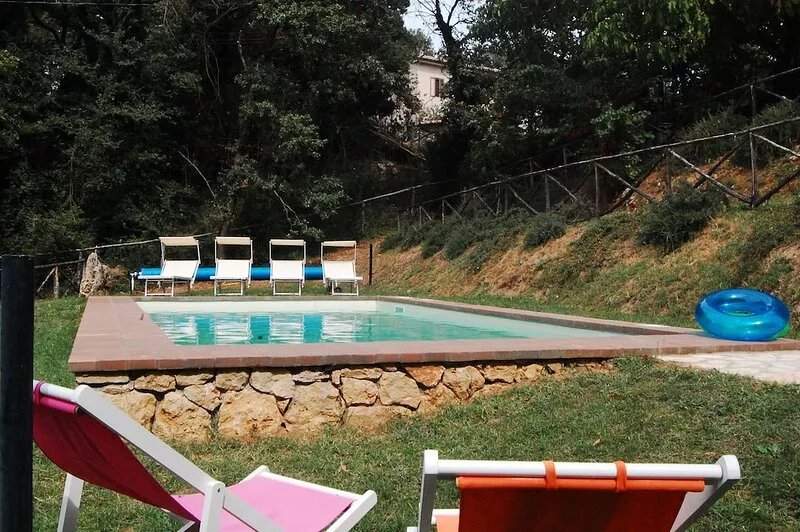 Farmhouse with private pool and garden within walking distance to town