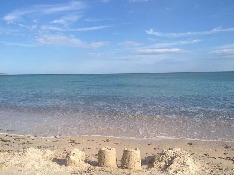 Air-conditioned two-room apartment 85 meters from the beach between Cagliari