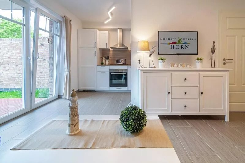 Modern ground floor apartment Nordseeliebe in a central location