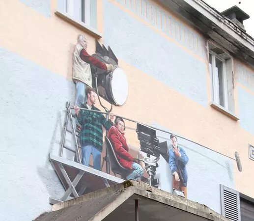 Fresque Sur Le Tournage A Chamonix