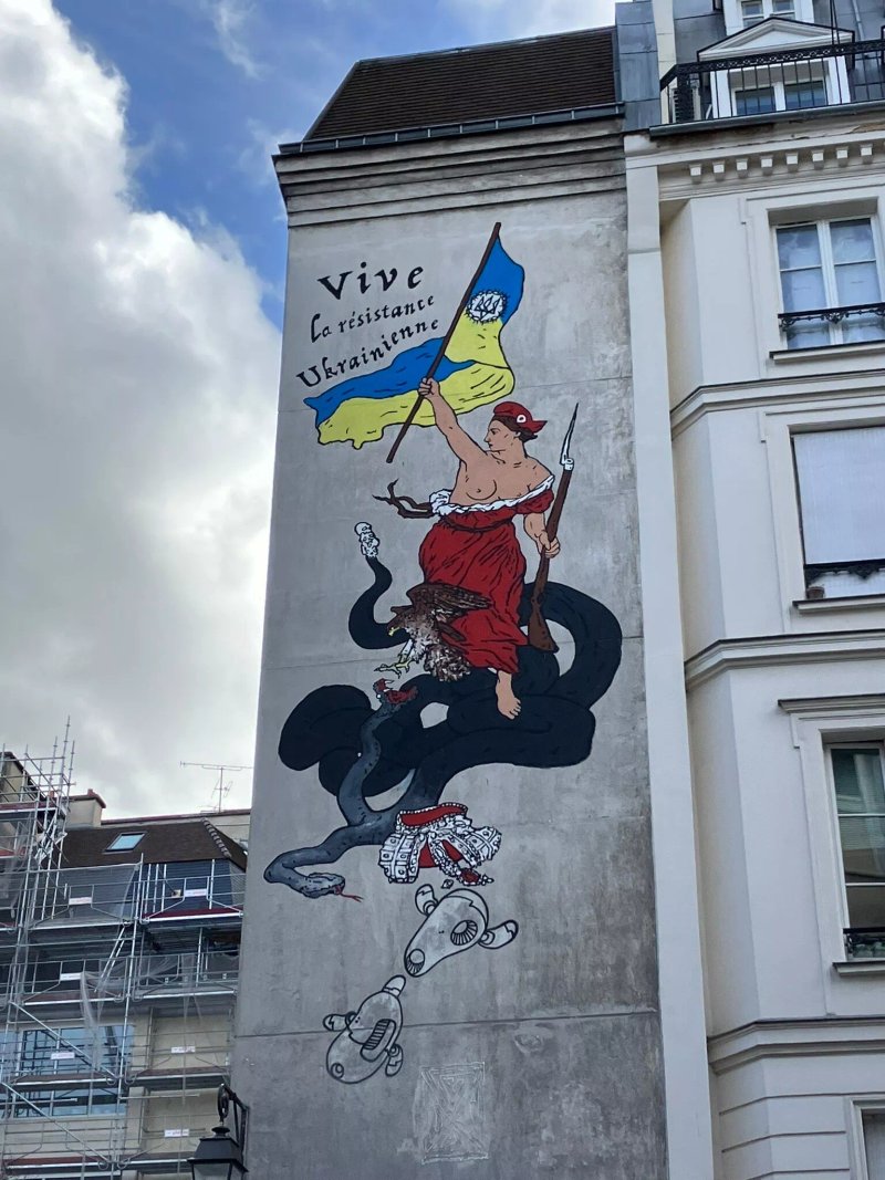 Vive La Resistance Ukrainienne By Nikita Kravtsov